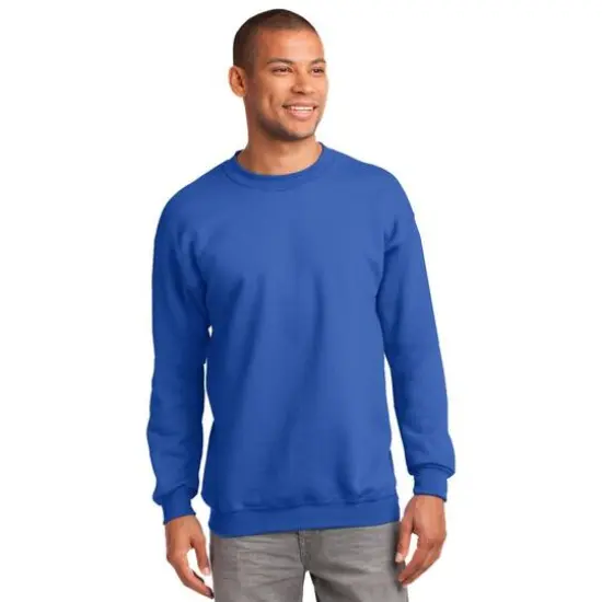 Port & Company&reg; Essential Fleece Crewneck Sweatshirt Royal {4}