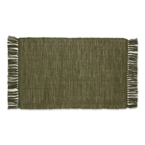 DII&reg; 2-Tone Ribbed Rug, 2ft. x 3ft. Sage/Off White {1}