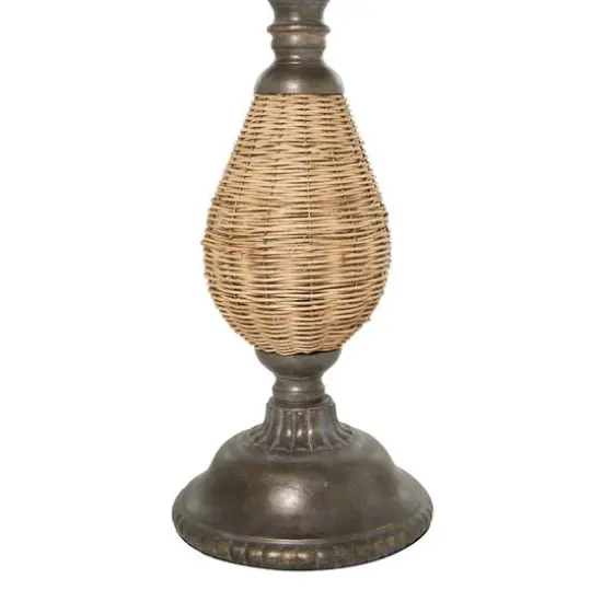 Brown Iron Farmhouse Accent Table, 22" x 15" x 15" {4}