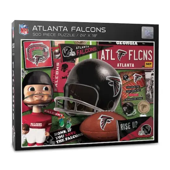 NFL Retro Series 500 Piece Puzzle Atlanta Falcons {1}