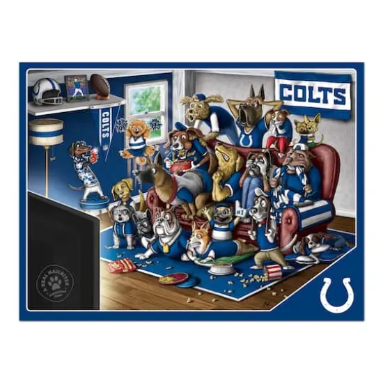 NFL Purebred Fans A Real Nailbiter 500 Piece Puzzle Indianapolis Colts {5}