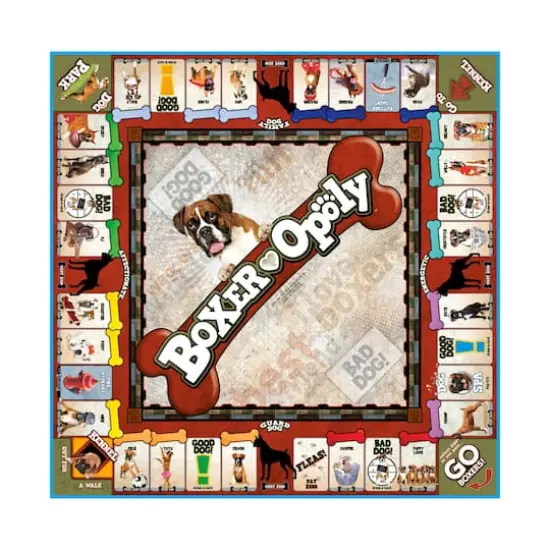Late For The Sky Boxer-Opoly&trade; Board Game {4}