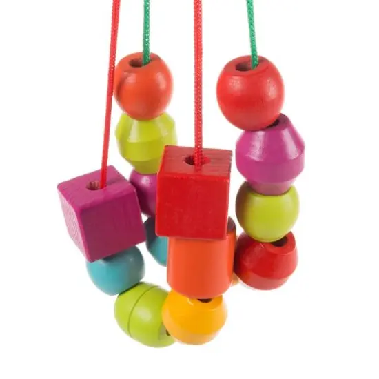 Toy Time Kids Bead & String Lacing Toy Set {8}