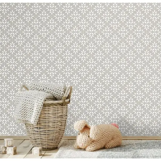 RoomMates Rose Lindo Agave Peel & Stick Wallpaper Gray {5}