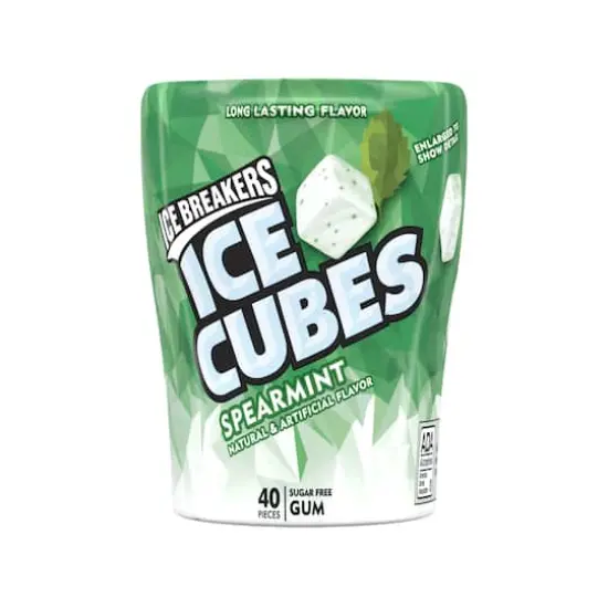 Ice Breakers Ice Cubes Spearmint Sugar Free Gum {1}