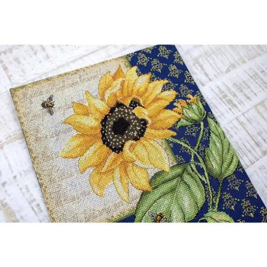 LetiStitch Sunflower Melody Counted Cross Stitch Kit {6}