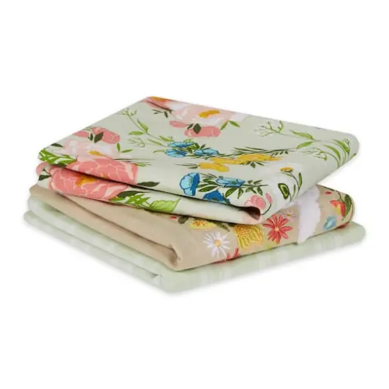 DII&reg; Spring Bouquet Bunny Dishtowel Set {3}