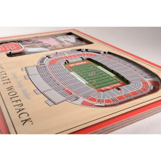 College Football 3D StadiumViews Picture Frame NC State Wolfpack {5}