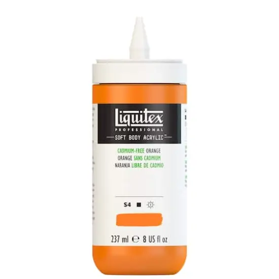 Liquitex&reg; Professional Soft Body Acrylic Color, 8oz. Cadmium-Free Orange {7}