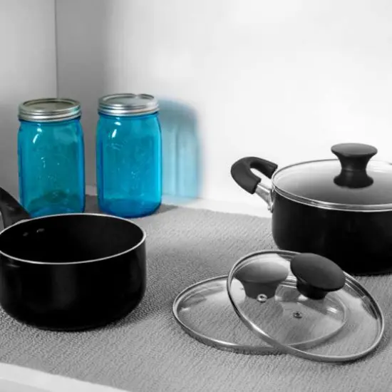 Simplify 24ft. Gray Heavy Duty Grip Liner {9}