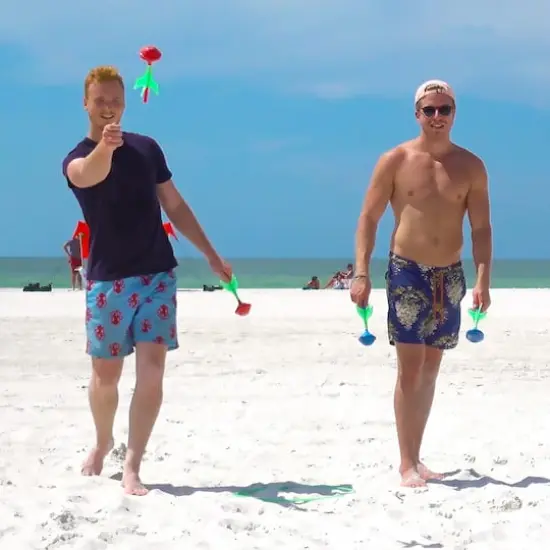 Funsparks&reg; Lawn Darts&trade; Glow in the Dark Game Set {5}