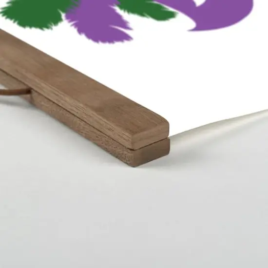 Mardi Gras Masks Teak Hanging Canvas {3}