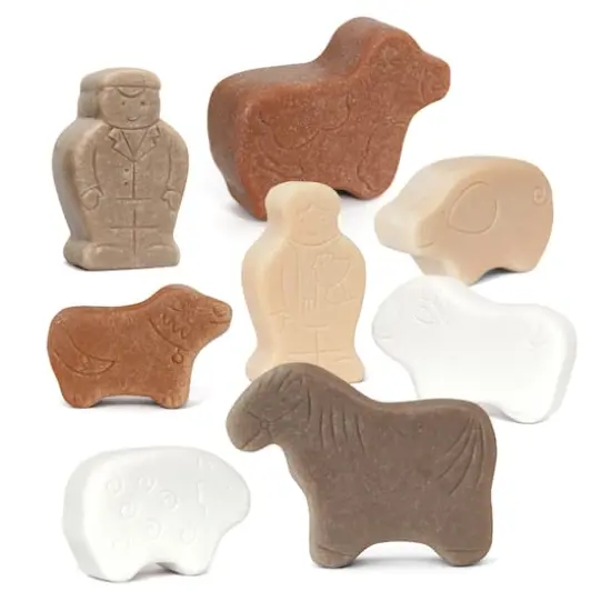 Yellow Door Little Lands Farmyard Stone Figure Play Set {1}