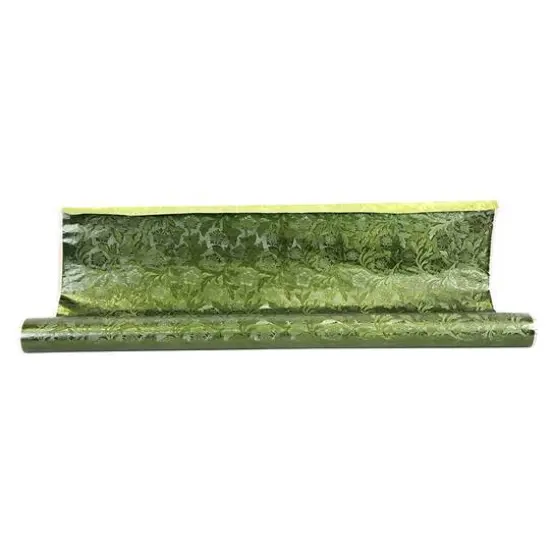 JAM Paper Cameo Windsor Embossed Foil, 30" x 30ft. Moss {1}