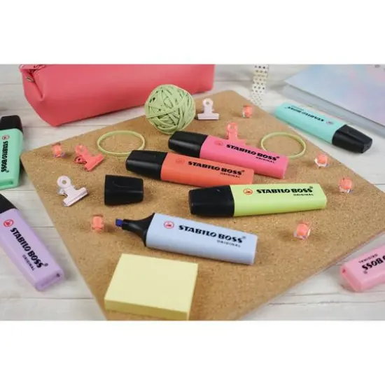 STABILO&reg; BOSS&reg; Original 15-Color Pastel Highlighters & Desk Set {8}