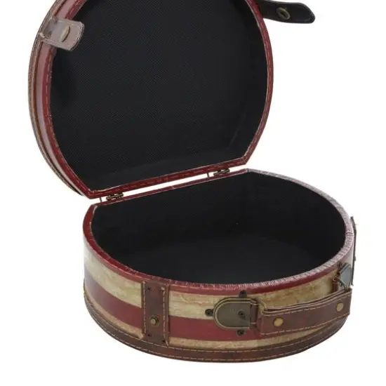 Traditional Wooden American Flag Decorative Box Set {4}