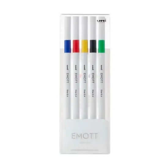 EMOTT Vivid 5 Color Fineliner Pen Set {1}