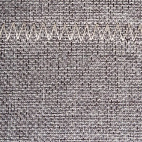 DII&reg; 11" Zig Zag Stitch Trapezoid Fabric Bins, 2ct. Gray {5}