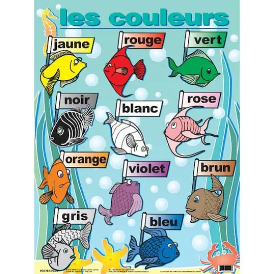 Poster Pals&reg; French Essential Classroom Posters, 7ct. {4}