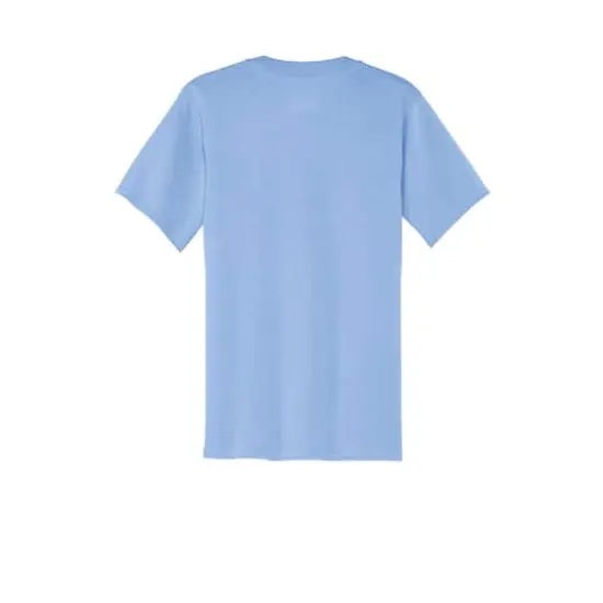 Port & Company&reg; Core Cotton Pocket Adult T-Shirt Light Blue {4}