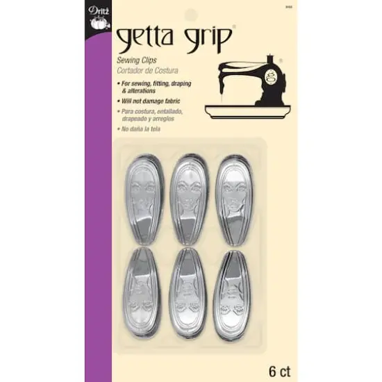 Dritz Silver Getta Grip&reg; Sewing Clips {1}
