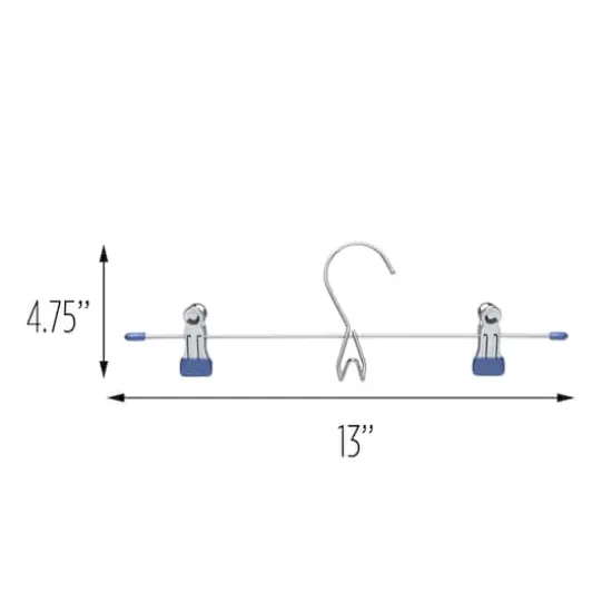 Honey Can Do Chrome Skirt/Pant Hangers, 6ct. {3}