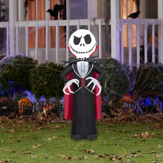 3.5ft. Airblown&reg; Inflatable Halloween Jack Skellington as Vampire {3}