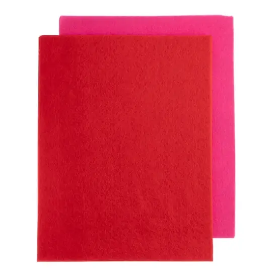 John Bead GoodFelt Beading Foundation, 8.5 x 11", 4ct. Pink/Red {1}