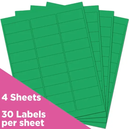 JAM Paper Standard Mailing Return Address Labels Green {4}