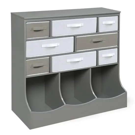 Badger Basket Gray Baskets & Bins Storage Station {6}