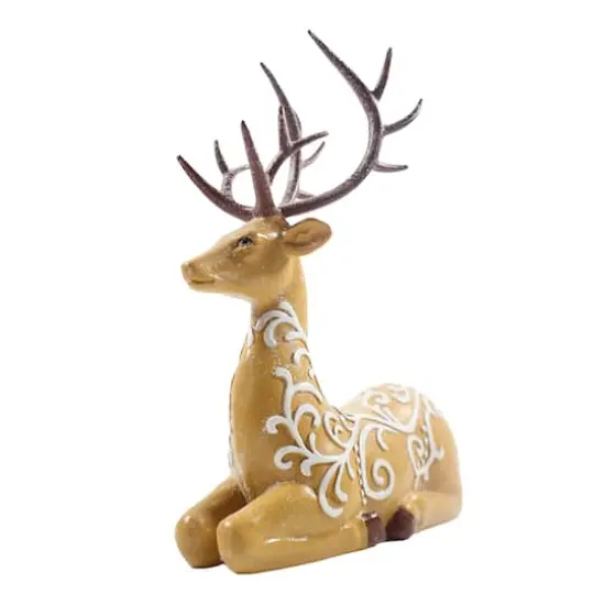7.5" Frosted Sitting Deer Tabletop D&eacute;cor by Ashland&reg; {4}