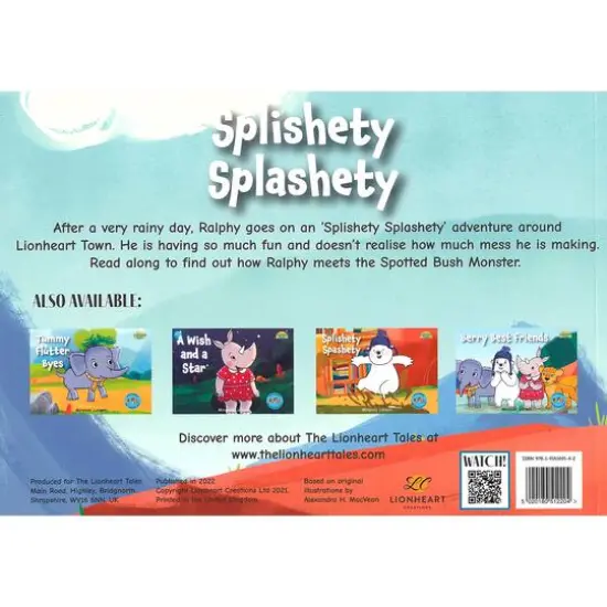 Manuscript Lionheart Splishety Splashty Story Book {3}