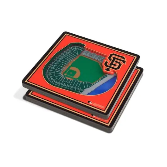 MLB 3D StadiumView Coasters San Francisco Giants {1}