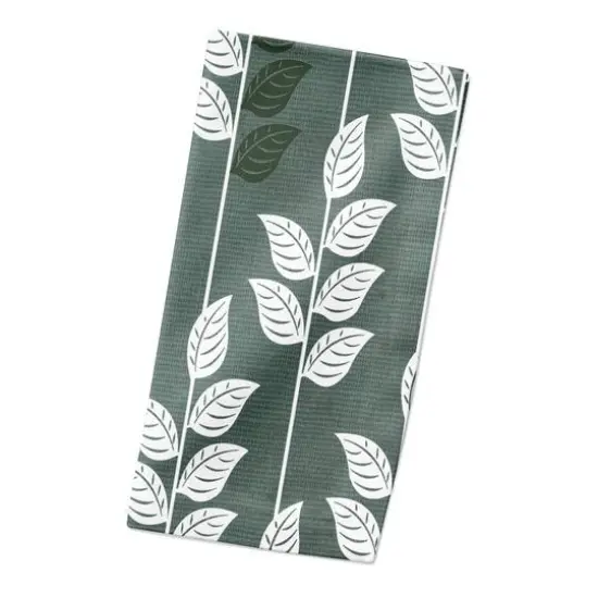 Geometric Nature Pattern 10" x 10" Cotton Twill Napkin {3}