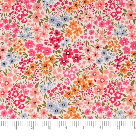 SINGER Packed Small Floral Cotton Fabric {4}
