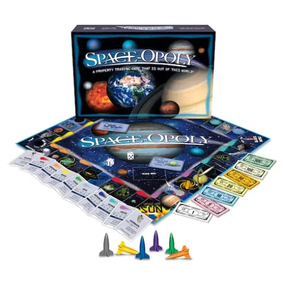 Late For The Sky Space-Opoly&trade; Board Game {8}