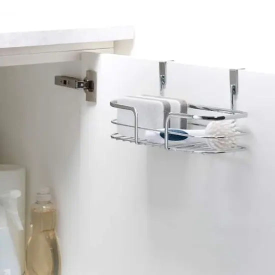 Kitchen Details Small Chrome Over the Cabinet Organizer {5}