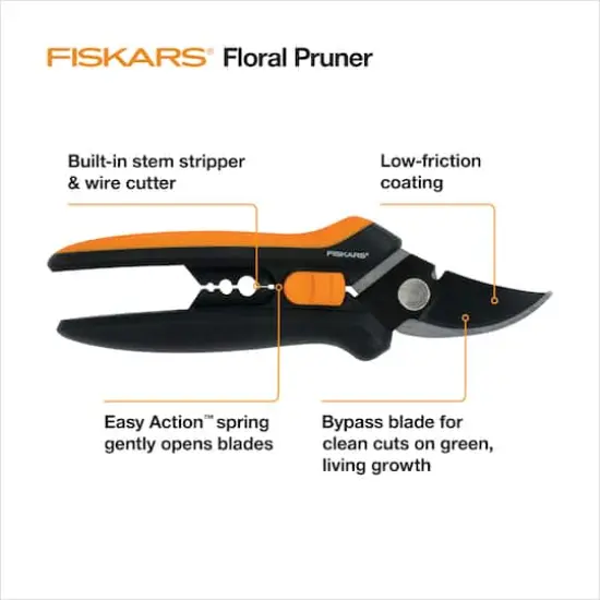 Fiskars&reg; 7.25" Floral Pruner {12}