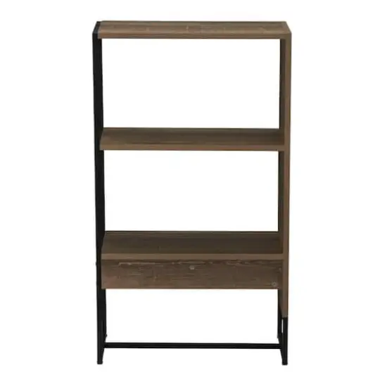 Household Essentials 41" Wrap Bookshelf Black {9}