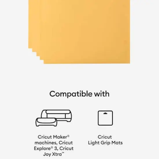Cricut&reg; 8.5" x 11" Gold Printable Vinyl Sheets, 10ct. {6}