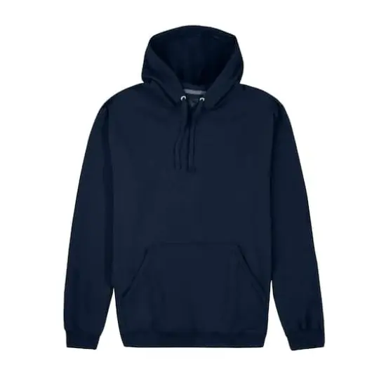 Fruit of the Loom Eversoft Fleece Pullover HoodieNavy {1}