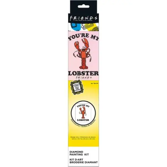 Camelot Dotz&reg; Intermediate You're My Lobster Diamond Painting Kit {3}