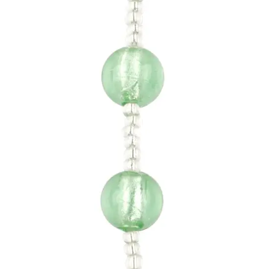 Green Lampwork Glass Round Beads by Bead Landing&trade; {1}