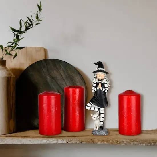 9'' Yoga Pose Witch Tabletop Halloween D&eacute;cor {5}