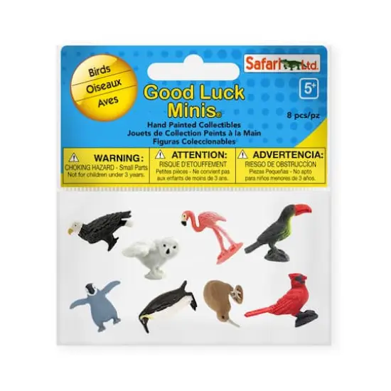 Safari Ltd&reg; Good Luck Minis&reg; Birds Fun Pack {5}