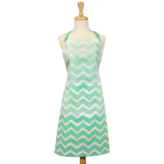 DII&reg; Chevron Apron Aqua {5}