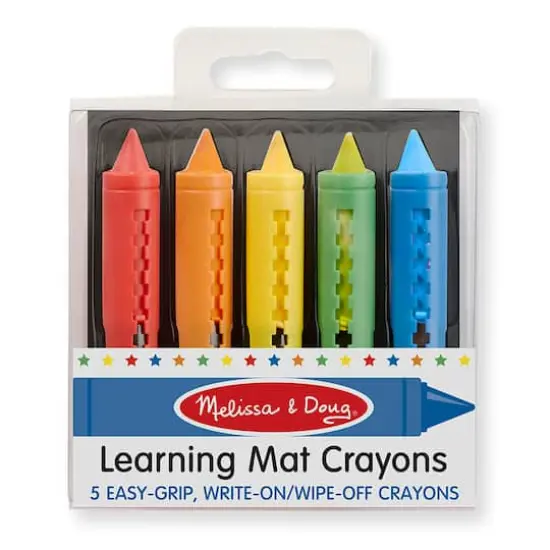 Melissa & Doug&reg; Learning Mat Crayons, 12 Packs of 5 {3}