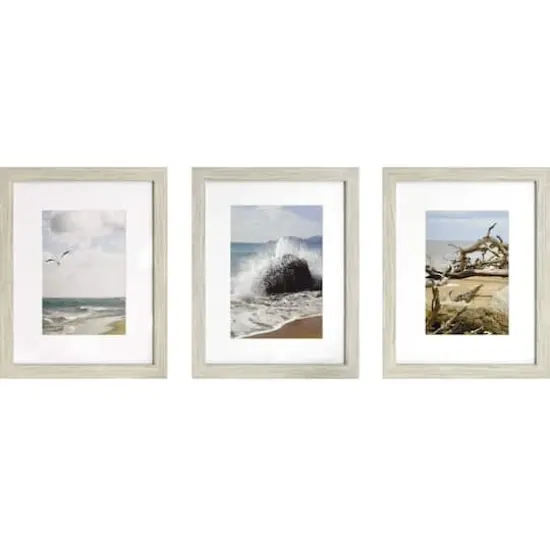 3 Pack Gallery&trade; Gray Frame with Mat by Studio D&eacute;cor&reg; {1}