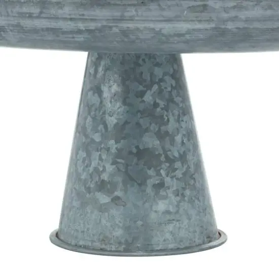 12" Gray Iron Farmhouse Cake Stand {4}