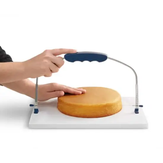 13" Blue Cake Leveler by Makery&trade; {5}